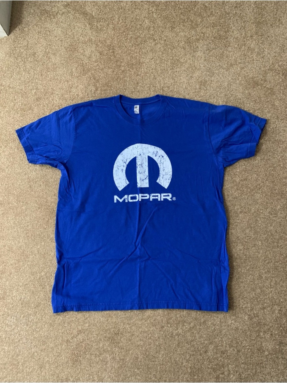 Blue Mopar Logo Tee